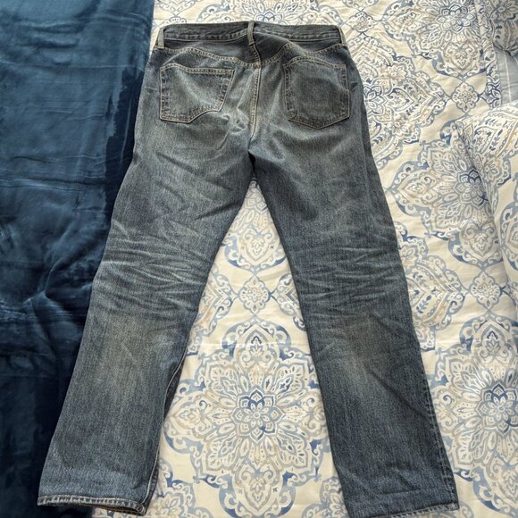 M032 JAPANESE LOOMSTATE SELVEDGE COWBOY CUT JEAN - Picture 8 of 9